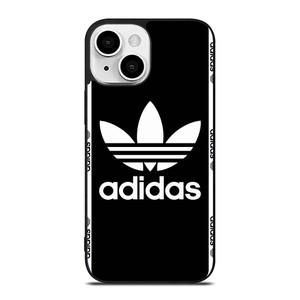 ADIDAS TREFOIL ROUND BLACK iPhone 13 Mini Case Cover