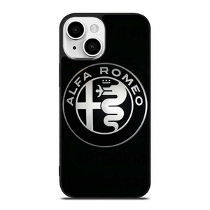 ALFA ROMEO METAL BLACK iPhone 13 Mini Case Cover