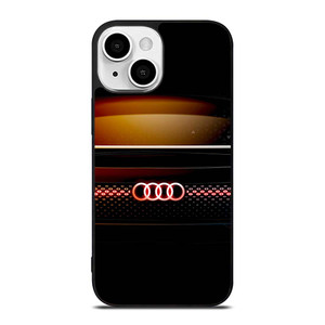 AUDI METAL GLOW LOGO iPhone 13 Mini Case Cover AUDI METAL GLOW LOGO iPhone 13 Mini Case Cover