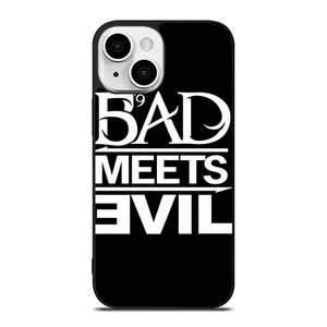 BAD MEETS EVIL RAPPER DUO LOGO iPhone 13 Mini Case Cover BAD MEETS EVIL RAPPER DUO LOGO iPhone 13 Mini Case Cover