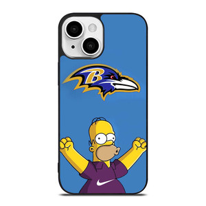 BALTIMORE RAVENS NIKE THE SIMPSONS iPhone 13 Mini Case Cover