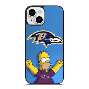 BALTIMORE RAVENS THE SIMPSON iPhone 13 Mini Case Cover