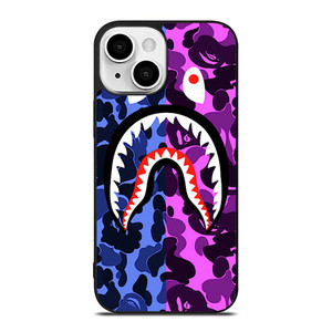 BAPE CAMO LOGO BLUE PURPLE iPhone 13 Mini Case Cover BAPE CAMO LOGO BLUE PURPLE iPhone 13 Mini Case Cover