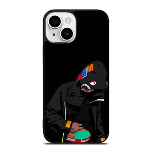 BAPE SHARK X SUPREME MEN BLACK iPhone 13 Mini Case Cover BAPE SHARK X SUPREME MEN BLACK iPhone 13 Mini Case Cover