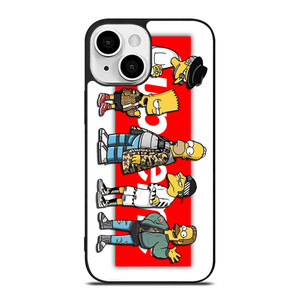 BART SIMPSON X SUPREME LOGO iPhone 13 Mini Case Cover