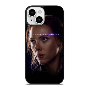 BLACK WIDOW FACE AVENGERS THE FALLEN iPhone 13 Mini Case Cover