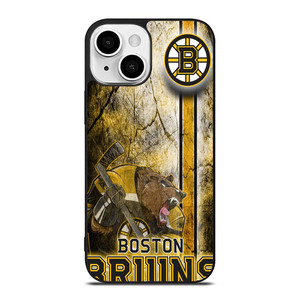BOSTON BRUINS HOCKEY TEAM LOGO iPhone 13 Mini Case Cover BOSTON BRUINS HOCKEY TEAM LOGO iPhone 13 Mini Case Cover
