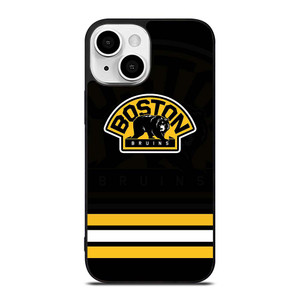 BOSTON BRUINS LOGO STRIPED iPhone 13 Mini Case Cover