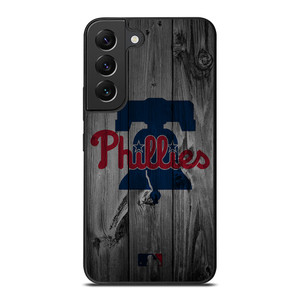 PHILADELPHIA PHILLIES BASEBALL MLB WOOD LOGO Samsung Galaxy S22 Plus Case Cover