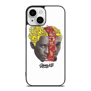 CHRIS BROWN YOUNG THUG SLIME & B iPhone 13 Mini Case Cover