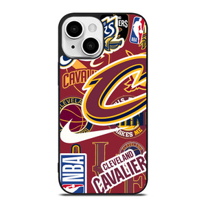 CLEVELAND CAVALIERS NBA STICKER BOMB iPhone 13 Mini Case Cover CLEVELAND CAVALIERS NBA STICKER BOMB iPhone 13 Mini Case Cover