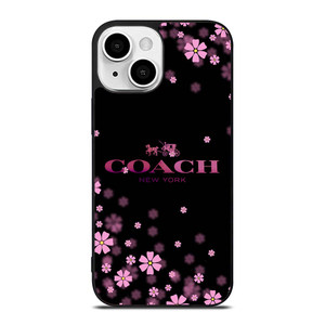 COACH FLOWERS PURPLE iPhone 13 Mini Case Cover