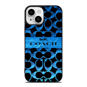 COACH NEW YORK BLUE 2 iPhone 13 Mini Case Cover