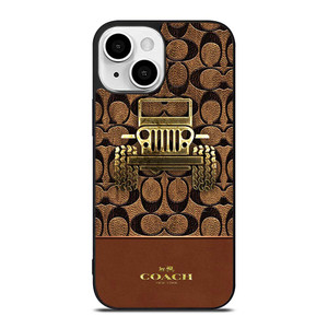 COACH NEW YORK JEEP iPhone 13 Mini Case Cover COACH NEW YORK JEEP iPhone 13 Mini Case Cover
