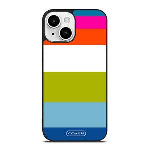 COACH NEW YORK STRIPE 2 iPhone 13 Mini Case Cover COACH NEW YORK STRIPE 2 iPhone 13 Mini Case Cover