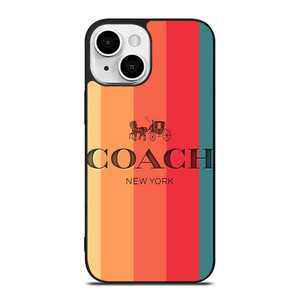 COACH NEW YORK STRIPES 2 iPhone 13 Mini Case Cover COACH NEW YORK STRIPES 2 iPhone 13 Mini Case Cover