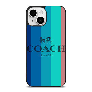 COACH NEW YORK STRIPES iPhone 13 Mini Case Cover COACH NEW YORK STRIPES iPhone 13 Mini Case Cover