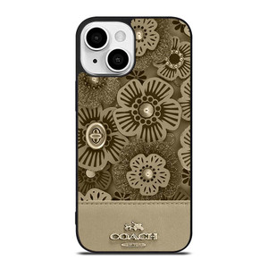 COACH NEW YORK TEA ROSE 2 iPhone 13 Mini Case Cover