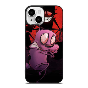 COURAGE THE COWARDLY DOG CARTOON iPhone 13 Mini Case Cover