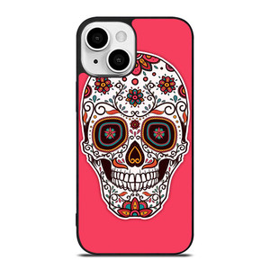 DAY OF THE DEAD PINK iPhone 13 Mini Case Cover