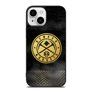 DENVER NUGGETS GOLD METAL iPhone 13 Mini Case Cover