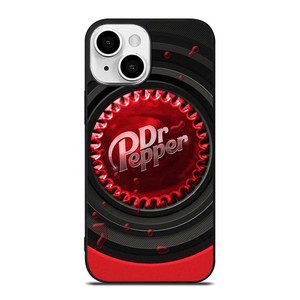 DR PEPPER SODA RED BLACK iPhone 13 Mini Case Cover