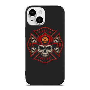 FIREFIGHTER FIREMAN SKULL LOGO iPhone 13 Mini Case Cover