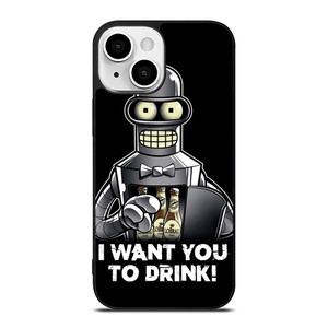 FUTURAMA BENDER QUOTE iPhone 13 Mini Case Cover FUTURAMA BENDER QUOTE iPhone 13 Mini Case Cover