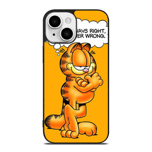 GARFIELD LAZY CAT QUOTE iPhone 13 Mini Case Cover