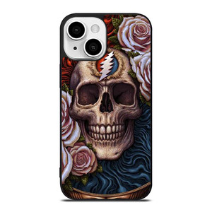 GRATEFUL DEAD SKULL AND ROSE LOGO iPhone 13 Mini Case Cover