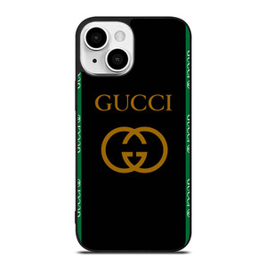 GUCCI ROUND BLACK iPhone 13 Mini Case Cover GUCCI ROUND BLACK iPhone 13 Mini Case Cover