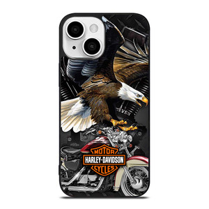 HARLEY DAVIDSON EAGLE METAL LOGO iPhone 13 Mini Case Cover