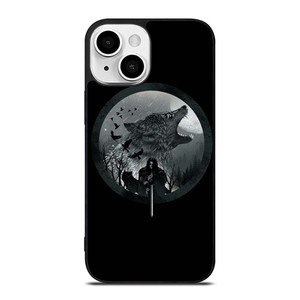 JON SNOW WOLF iPhone 13 Mini Case Cover
