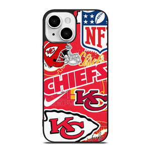 KANSAS CITY CHIEFS NFL STICKER BOMB iPhone 13 Mini Case Cover