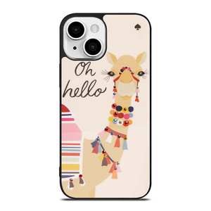 KATE SPADE CAMEL OH HELLO iPhone 13 Mini Case Cover