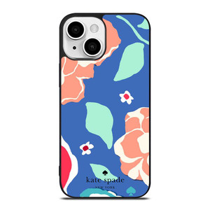 KATE SPADE NEW YORK BLUE FLORAL iPhone 13 Mini Case Cover