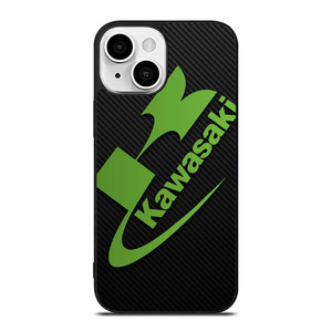 KAWASAKI MOTOR LOGO CARBON iPhone 13 Mini Case Cover