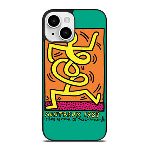 KEITH HARING MONTREUX 1983 iPhone 13 Mini Case Cover KEITH HARING MONTREUX 1983 iPhone 13 Mini Case Cover