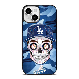 LA DODGERS SKULL CAMO iPhone 13 Mini Case Cover