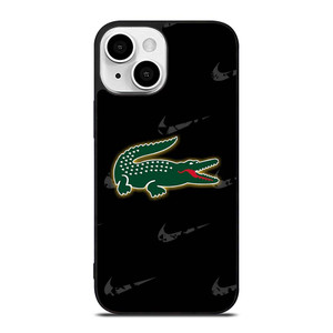 LACOSTE X NIKE PATTERN iPhone 13 Mini Case Cover LACOSTE X NIKE PATTERN iPhone 13 Mini Case Cover