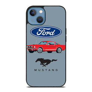 1965 FORD MUSTANG ILLUSTRATION iPhone 13 Case Cover 1965 FORD MUSTANG ILLUSTRATION iPhone 13 Case Cover