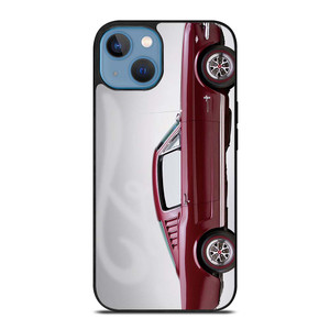 1965 FORD MUSTANG RED CAR iPhone 13 Case Cover