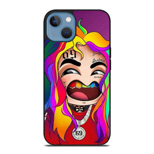 6IX9INE SIX NINE FACE CARTOON iPhone 13 Case Cover
