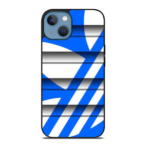 ADIDAS SLICED LOGO BLUE iPhone 13 Case Cover ADIDAS SLICED LOGO BLUE iPhone 13 Case Cover