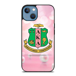 AKA PINK AND GREEN LOGO 2 iPhone 13 Case Cover AKA PINK AND GREEN LOGO 2 iPhone 13 Case Cover