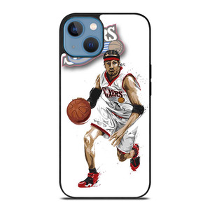 ALLEN IVERSON SIXERS NBA BASKETBALL iPhone 13 Case Cover
