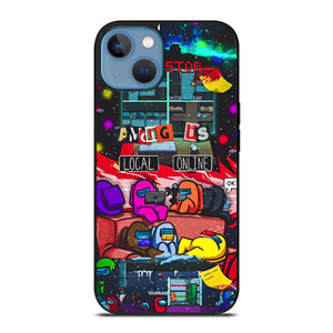 AMONG US LOCAL ONLINE iPhone 13 Case Cover AMONG US LOCAL ONLINE iPhone 13 Case Cover