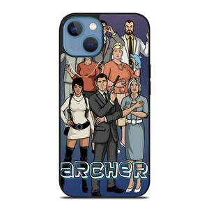 ARCHER CARTOON ALL CAST iPhone 13 Case Cover ARCHER CARTOON ALL CAST iPhone 13 Case Cover