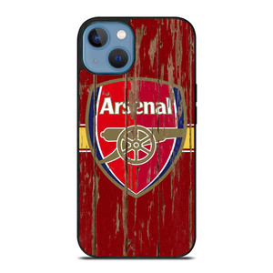 ARSENAL FC WOODEN LOGO iPhone 13 Case Cover