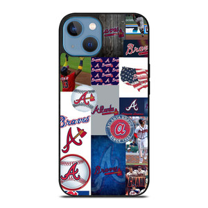 ATLANTA BRAVES COLLAGE WALL iPhone 13 Case Cover ATLANTA BRAVES COLLAGE WALL iPhone 13 Case Cover